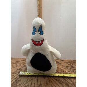 Vintage Ghost Plush by‎ Kelly Toy - Halloween Smiling Silly Ghost  11" Rare